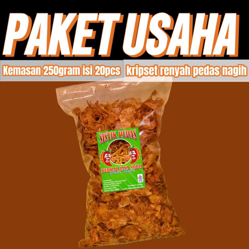 

Kripset Keripik Singkong paket reseller 1 bal(5kg) isi 20@250gram