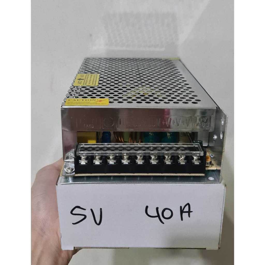 Power Supply 40A Power Supply 5V Jaring No Fan Power Suplai 40A Power Supply Jaring 40A