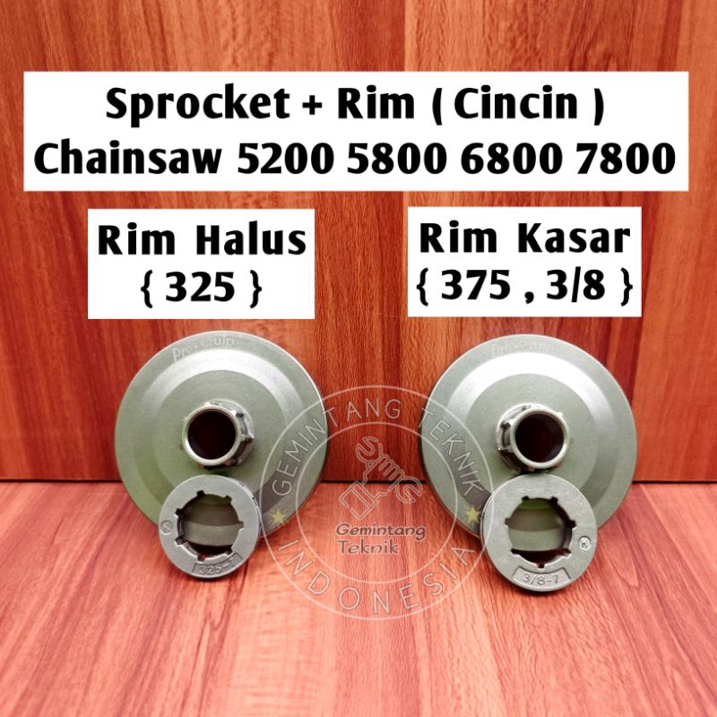 Sprocket / Rumah Kampas Chainsaw Senso 5200 5800 6800 7800 9800 9900 Merk PRO-QUIP ORIGINAL