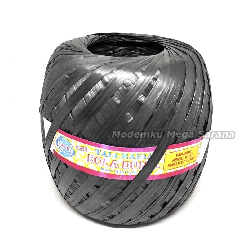 

Tali Rafia Aneka Ukuran 25 Gram Hitam - Tali Plastik Murah Berkualitas - KTK anak