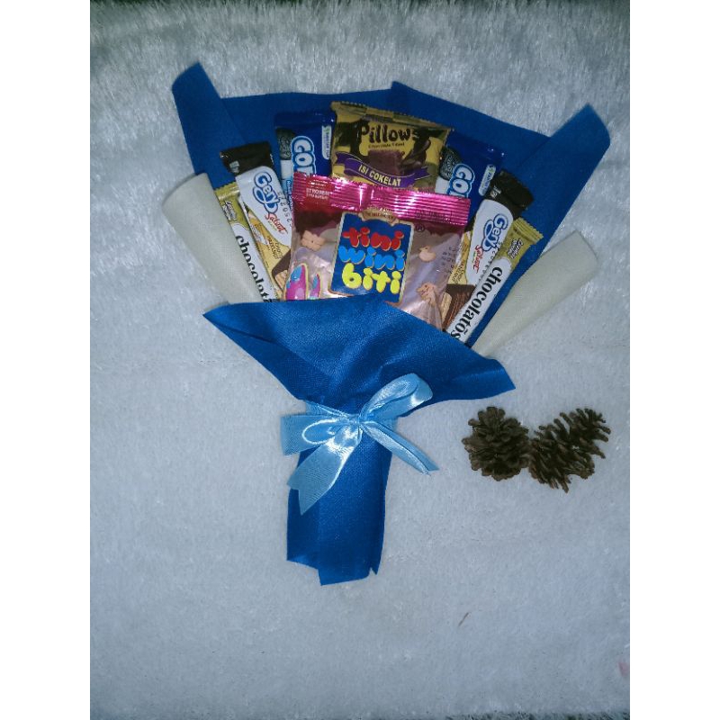 

buket mini cantik, bisa custom warna kain