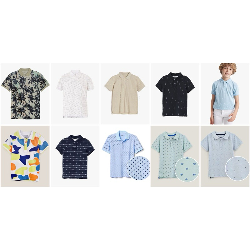 baju kaos kerah anak laki-laki gemo anko 2-12 tahun