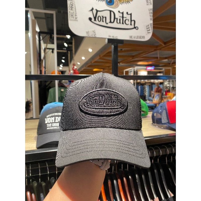 Von Dutch Cap Men - Vondutch Topi Pria - New Arrival - Full Black