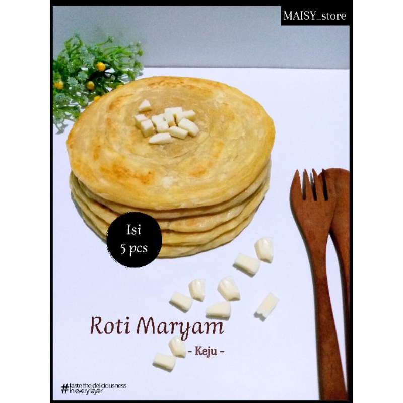 

Roti Maryam MAISY/Canai Frozen.FULL KEJU [isi 5 pcs]. Ekonomis