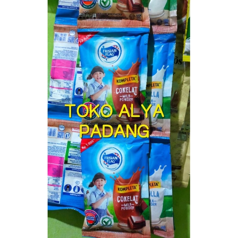 

Frisian Flag Sachet Susu Bubuk Coklat Kompleta- 35 gr x 1 pcs-Toko Alya Padang