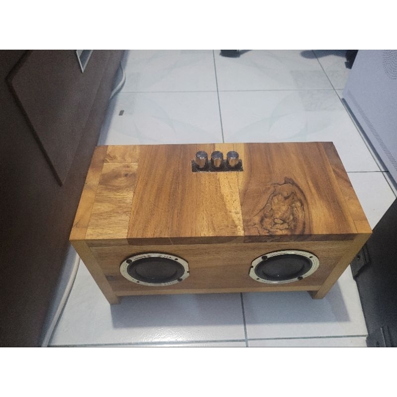 Speaker Bluetooth DIY Kayu Jati Belanda