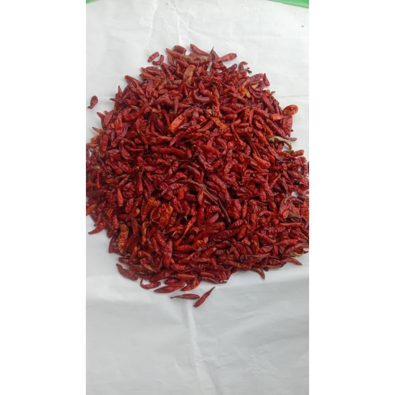 

cabe cabai rawit kering tanpa tangkai 1 kg