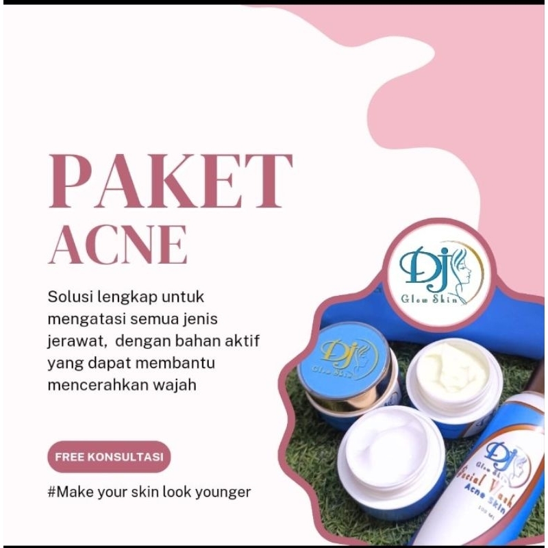 DJ GLOW SKIN Paket Acne (Paket kulit berjerawat)