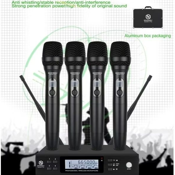 Mic wireless HARDWELL Scarlet-4 Pro | HARDWELL Scarlet4Pro | HARDWELL Scarlet-4Pro | HARDWELL Scarle