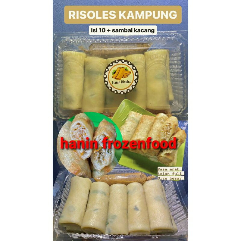 

Hanin risoles kampung ( risol frozenfood ) 1pack isi 10pcs