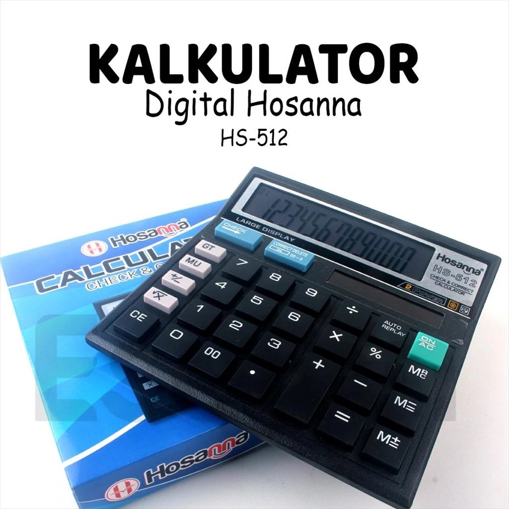 

Kalkulator Besar || Calculator GM - 512 12Digit