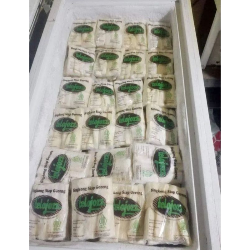 

Singkong/Pohong siap goreng kemasan 1 kg