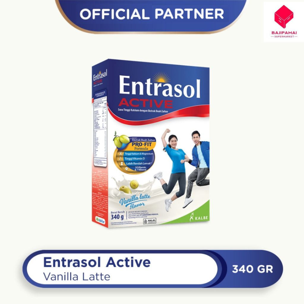 

ENTRASOL ACTIVE VANILLA LATTE 360 GR