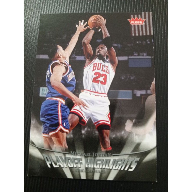 kartu basket Fleer Michael Jordan kartu basket Michael jordan