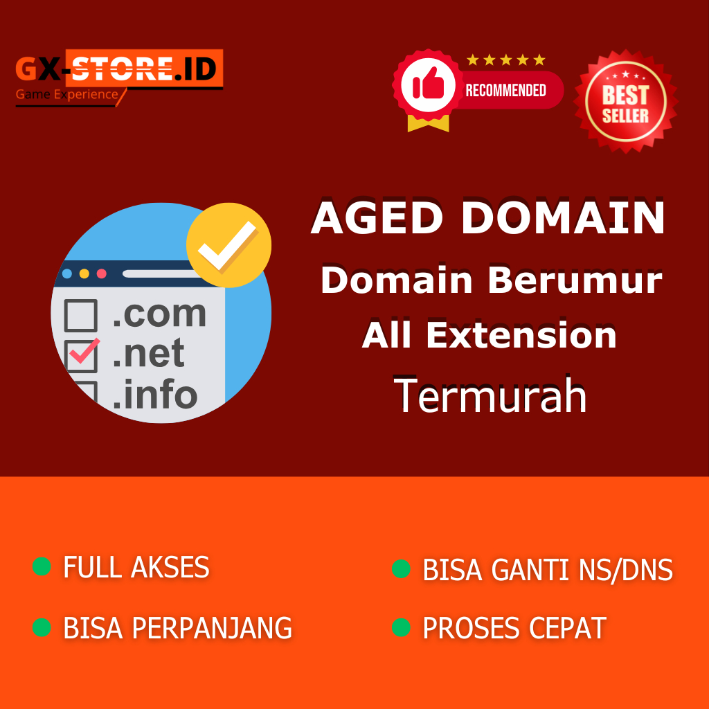 Aged Domain / Domain Berumur All Extension ( Termurah )