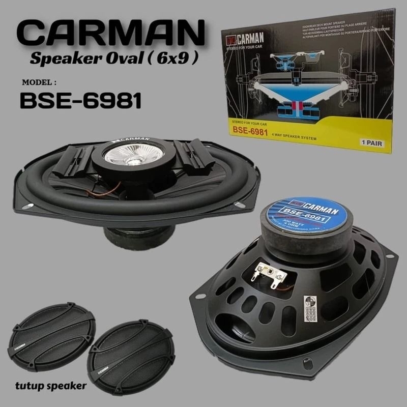 Speaker Oval boston Carman BSE-6981 Speaker Oval 4 way