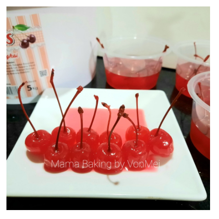 

Cherry Ceri Tangkai Batang Topping Hiasan Kue Cake Black Forest 20