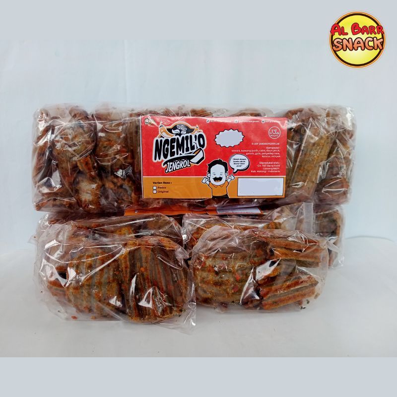 

Keripik Jengkol Pedas Gurih Isi 10 Kemasan Pack