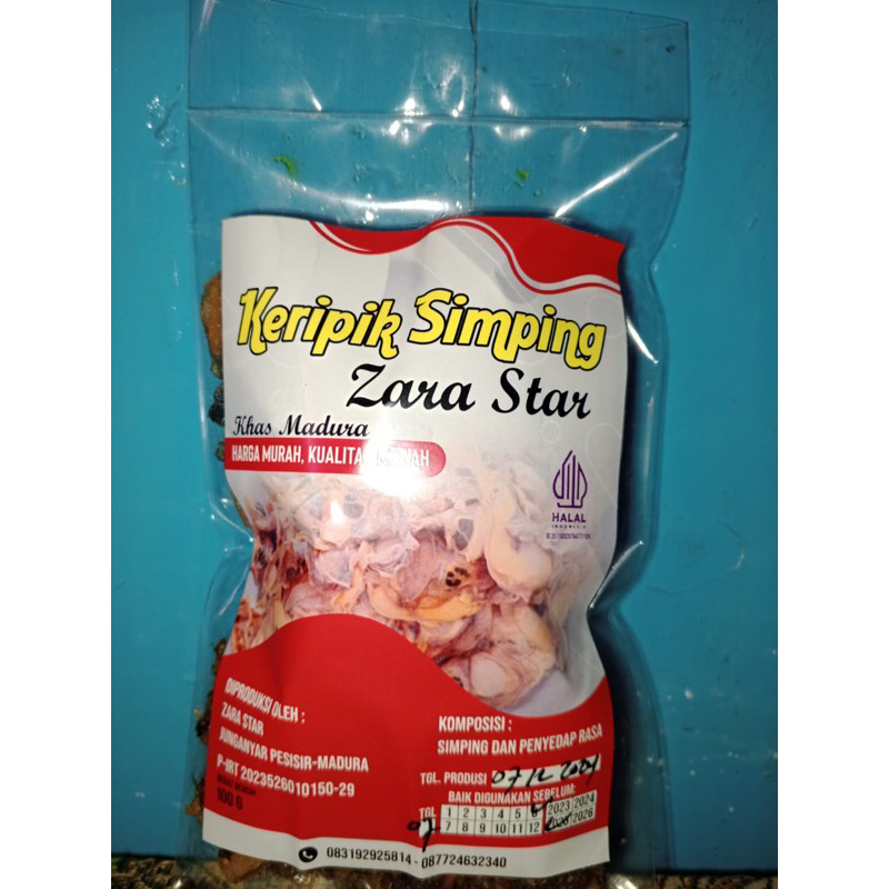 

Halal Keripik Simping Zara Star Khas Madura Harga Murah Kualitas Mewah