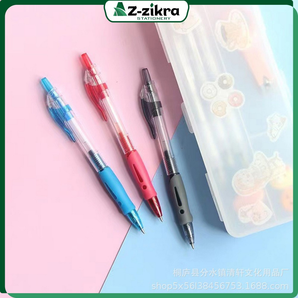 

Pulpen Cetekan Standar Ink 0.5mm / Pena Mekanik Polos Tinta Cair Alat Tulis Kantor Sekolah Az Zikra Stationery A105