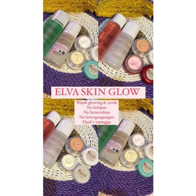 Paket Elva Skin Glow / Elva Skin Glow Sensitif / Elva Skin Glow Acne
