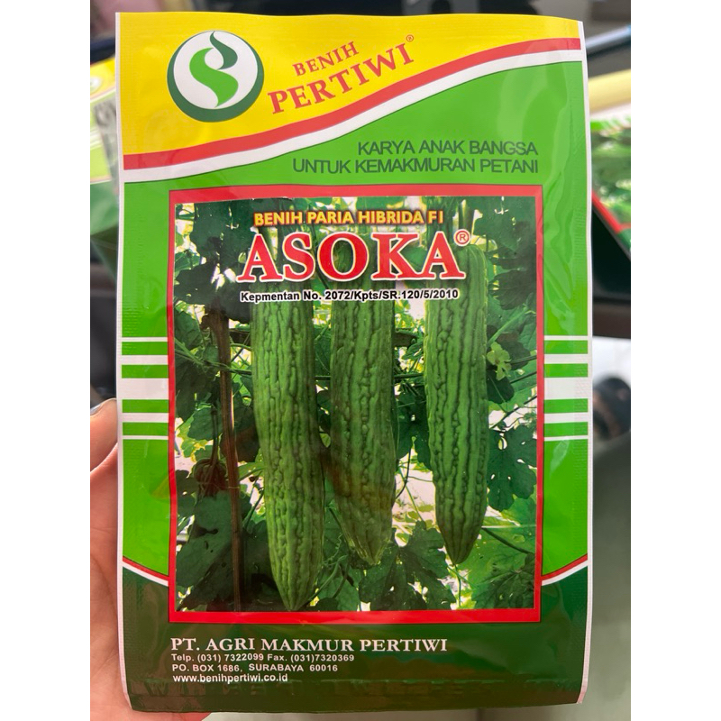 [Tani] Benih Bibit Pare Paria ASOKA F1 10gr