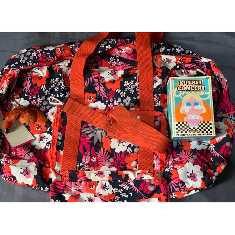 Tas mudik minggat tas Kipling kewong tas traveling mudik tas kanvas