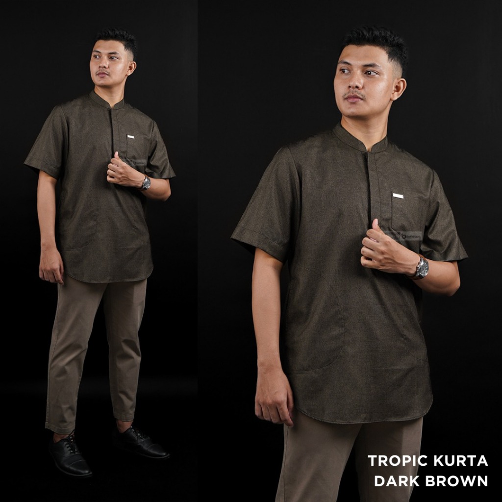 Tropic Kurta | Tropic Kurta lengan pendek | Koko terbaru Bunayya