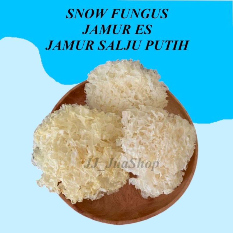 

Jamur Salju Putih / Jamur Es / Snow White Fungus / Jamur Kering / Bahan Somtam Thailand