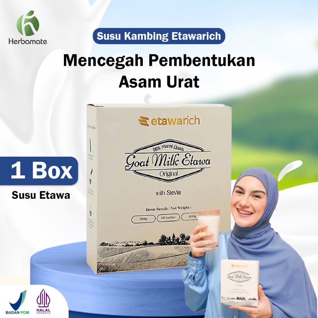 

ETAWARICH Susu Kambing Atasi Segala Penyakit Nyeri Sendi & Sesak Nafas Susu Etawa Tidak Bau Prengus