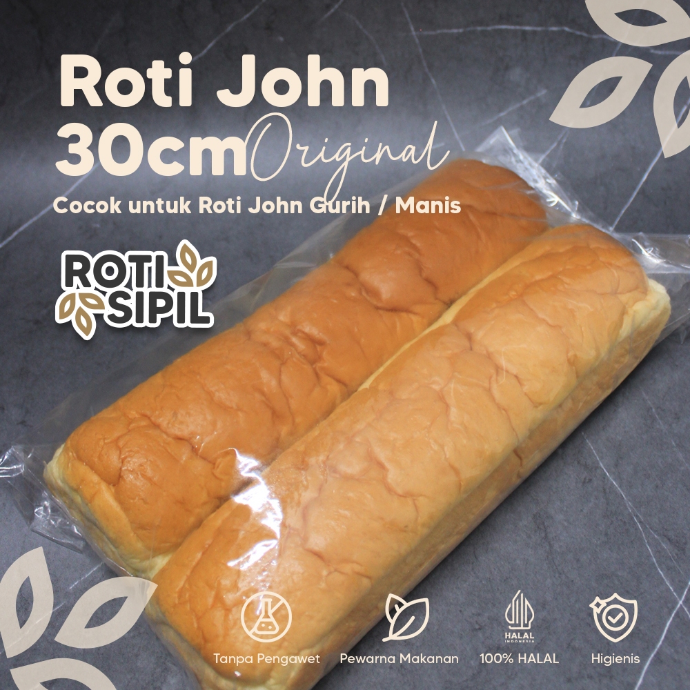 

Roti John Ukuran 30cm isi 2 | Base John 30cm