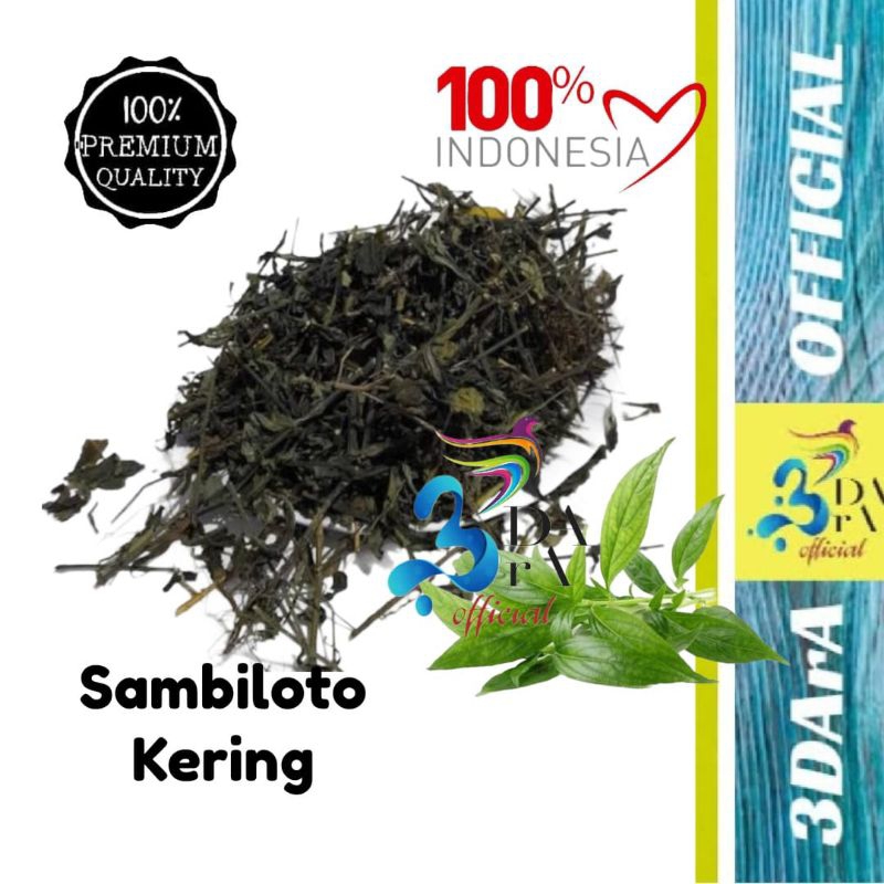 

Sambiloto Kering - Sambiroto Asli Kualitas Premium