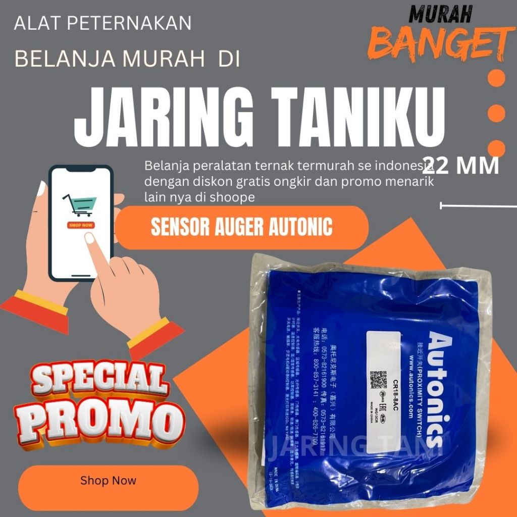 SENSOR AUGER AUTONICS - AUTONICS PROXIMITY SENSOR