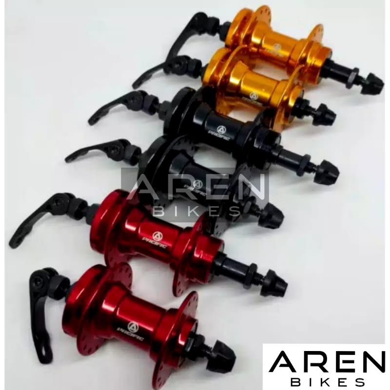 HUB FREEHUB BOSCH BOS SEPEDA PACIFIC LUBANG HOLE 32 36 32H 36H DRAT ULIR MERAH HITAM EMAS GOLD SELI 