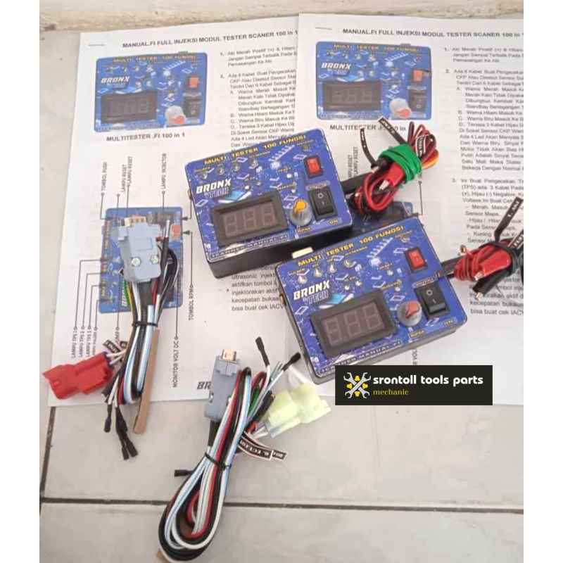 BISA GROSIR 100 in 1 scanner manual fi multifungsi untuk semua jenis motor injeksi .