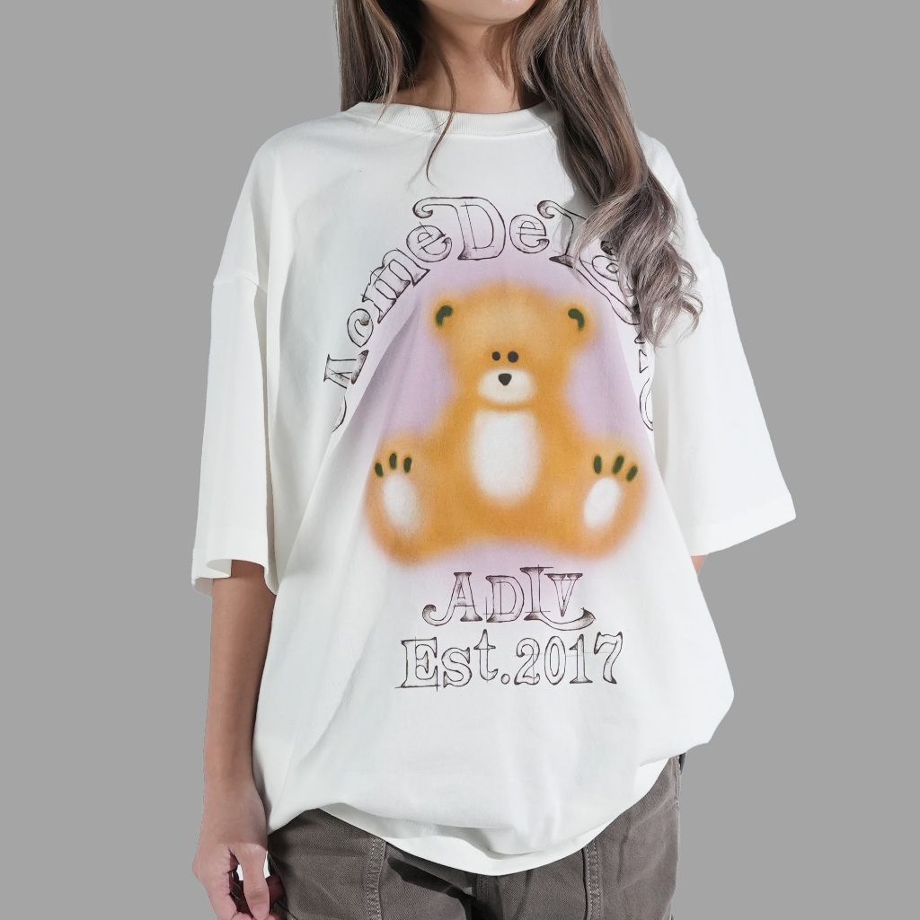 ADLV Blur Sketch Bear Cream Tee