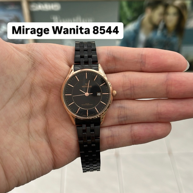 Jam Tangan Mirage 8544 Wanita Rosegold