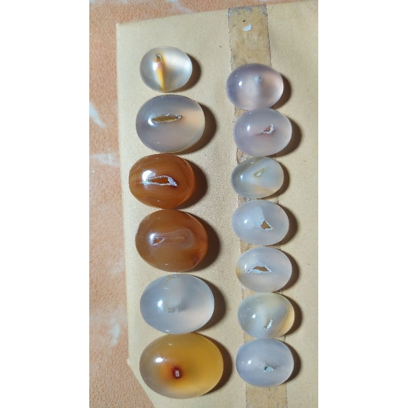 batu akik combong 4 pics