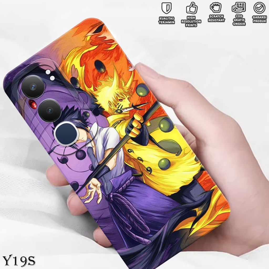 Naysila Naymila Case Vivo Y19S - Casing Hp Vivo Y19S Motif Naruto - Softcase Vivo Y19S - Softcase Hp