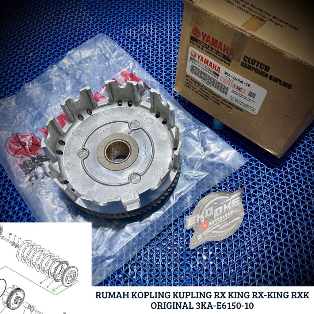 RUMAH KOPLING KUPLING RX KING RX-KING RXK ORIGINAL 3KA-E6150-10