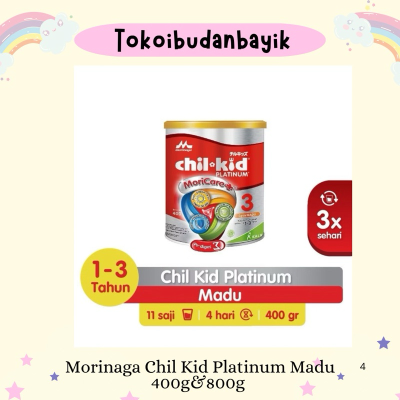 

Morinaga Chil Kid Platinum Madu 400g&800g