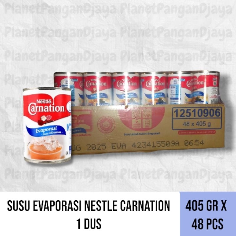 

Susu Evaporasi Nestle Carnation 405 Gr 1 Dus Isi 48 Pcs