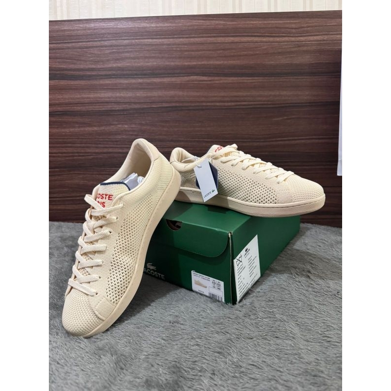 NEW Sepatu LACOSTE Men's Carnaby Piqué Paris Trainers Sepatu Lacoste Original Murah Sepatu Lacoste B