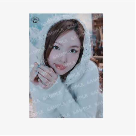 (POSTER) TWICE XMAS COLLECTION JYP JAPAN POPUP STORE 2024 Jihyo, Nayeon, Jeongyeon, Momo, Sana, Mina
