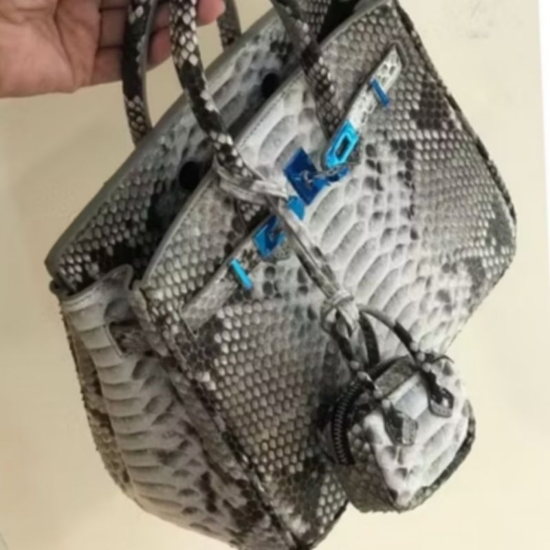 TAS WANITA BEVELIENT SECOND ORIGINAL SNAKE SKIN...BELINYA 4.999.999