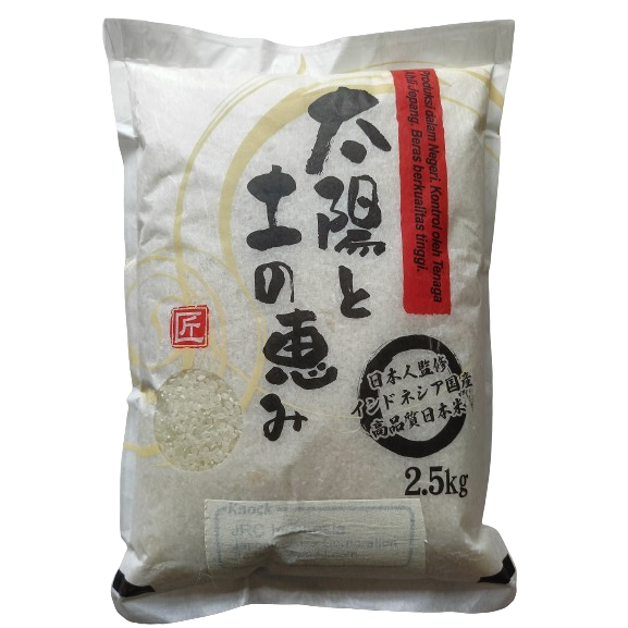 

Beras Jepang Japonica TAIYO 2,5KG Premium Japonica Rice