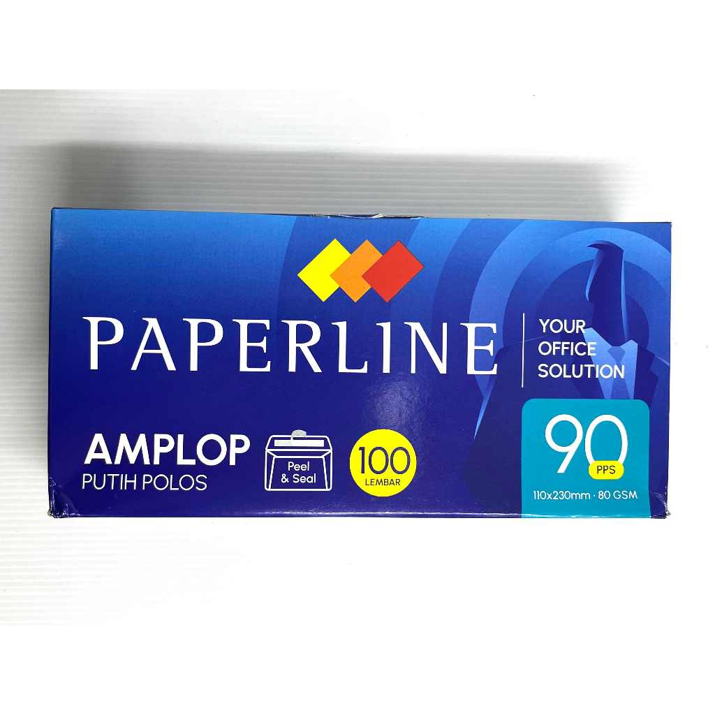 

PAPERLINE Amplop Polos Putih / While Envelope 90 PPS 110 x 230 mm 80 GSM