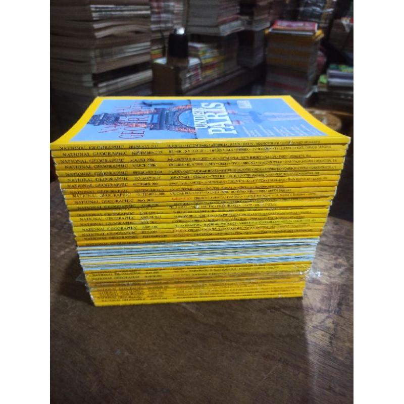 Majalah impor: NATGEO   NATIONAL GEOGRAPHIC ENGLISH EDITION  / dijual random
