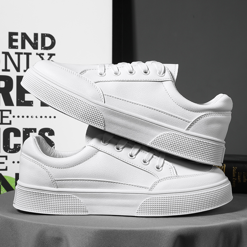 Sepatu kasual pria putih Sepatu kasual impor Sepatu kets pria