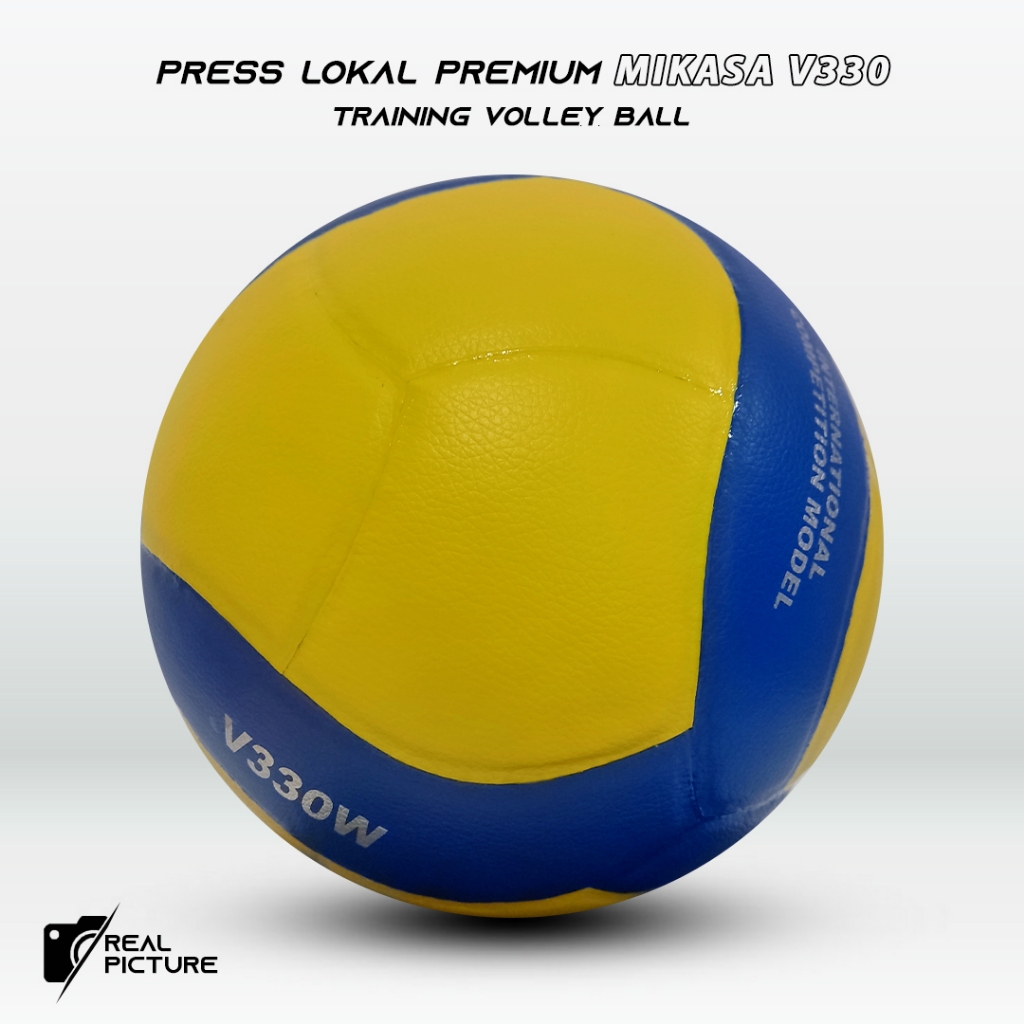 Bola Voli MIKASA Size 5 PU Premium Empuk Volly Latihan Volley Ball Press Lem